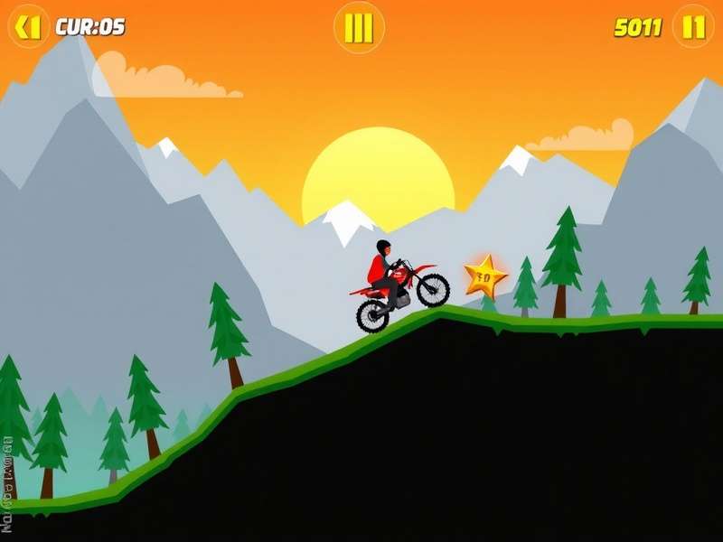 Hill Climb Racing हैक्ड संस्करण गेमप्ले स्क्रीनशॉट