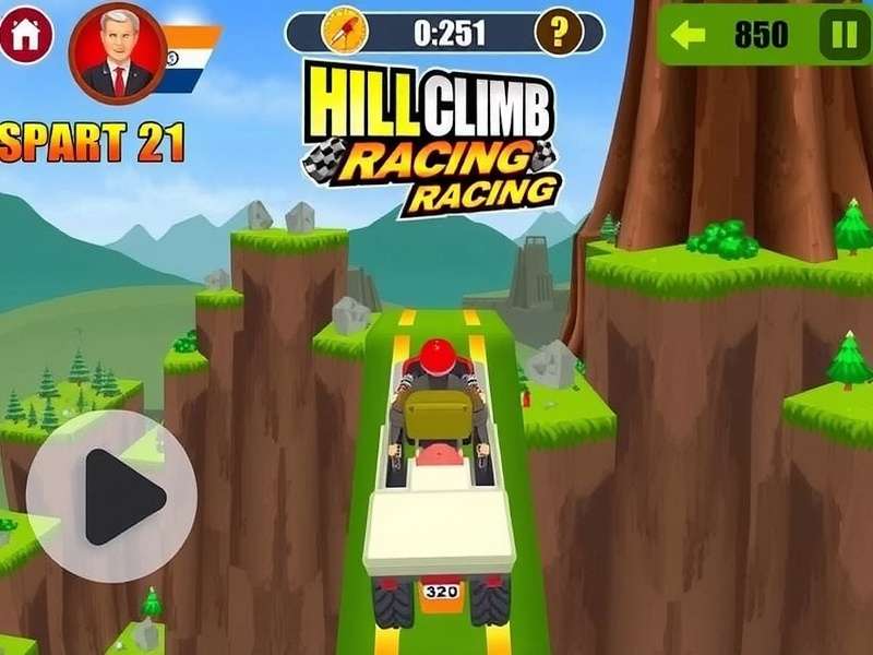 Hill Climb Racing Gameplay Screenshot