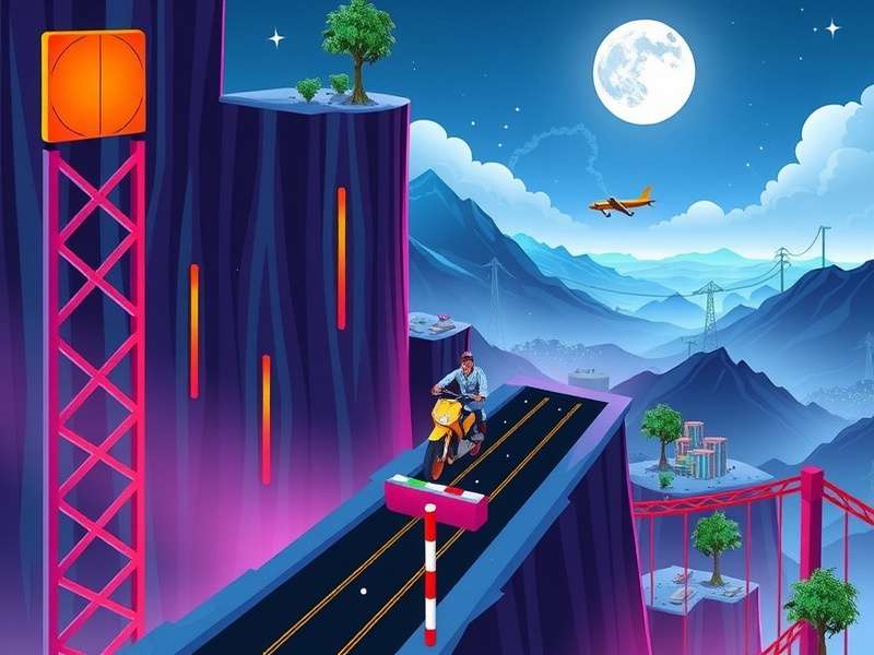 Hill Climb Racing Neon साउंडट्रैक और गेमप्ले