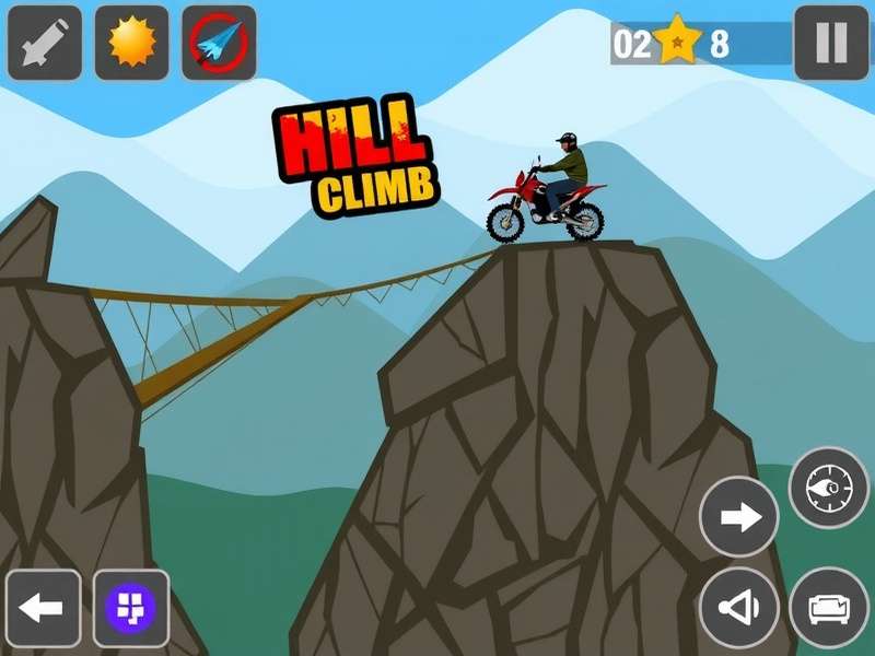 Hill Climb Racing Gameplay Screenshot - Online Play Interface