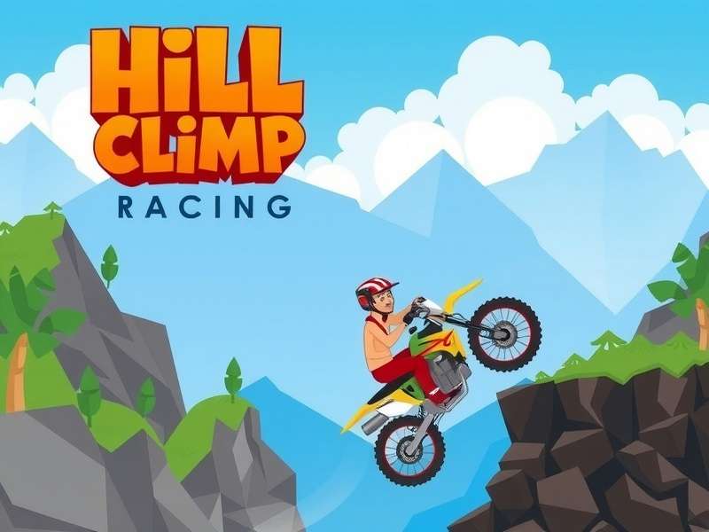 Hill Climb Racing गेमप्ले स्क्रीनशॉट - पहाड़ी रास्ते पर जीप चलाते हुए