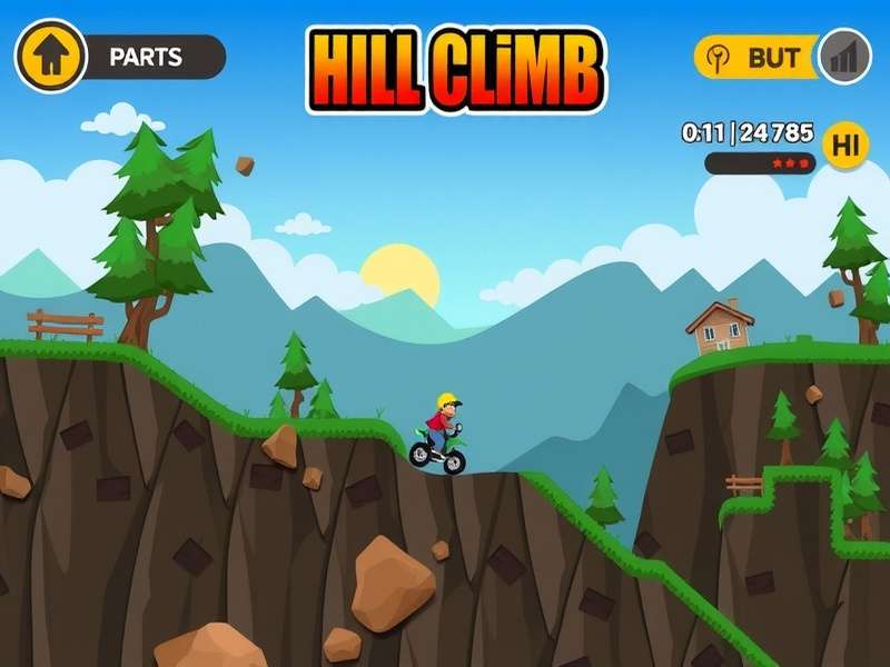 Hill Climb Racing Gameplay Screenshot