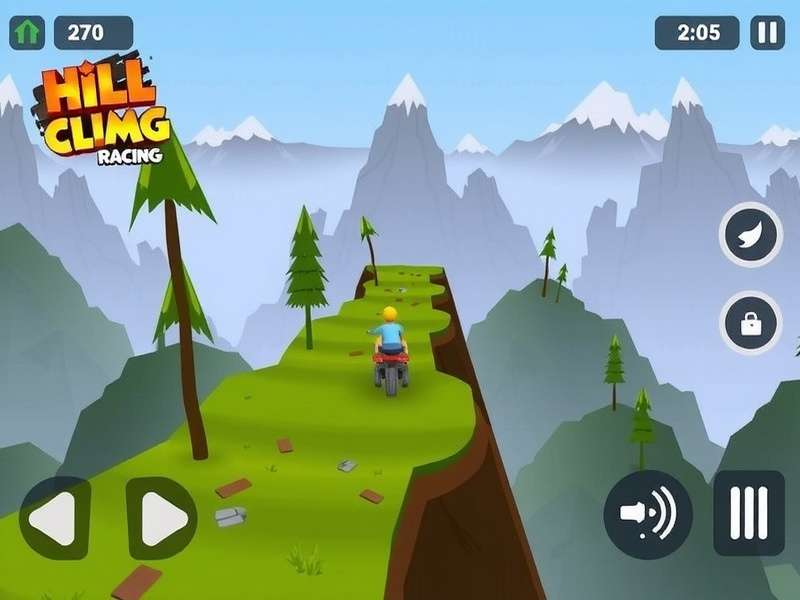 Hill Climb Racing Gameplay Screenshot