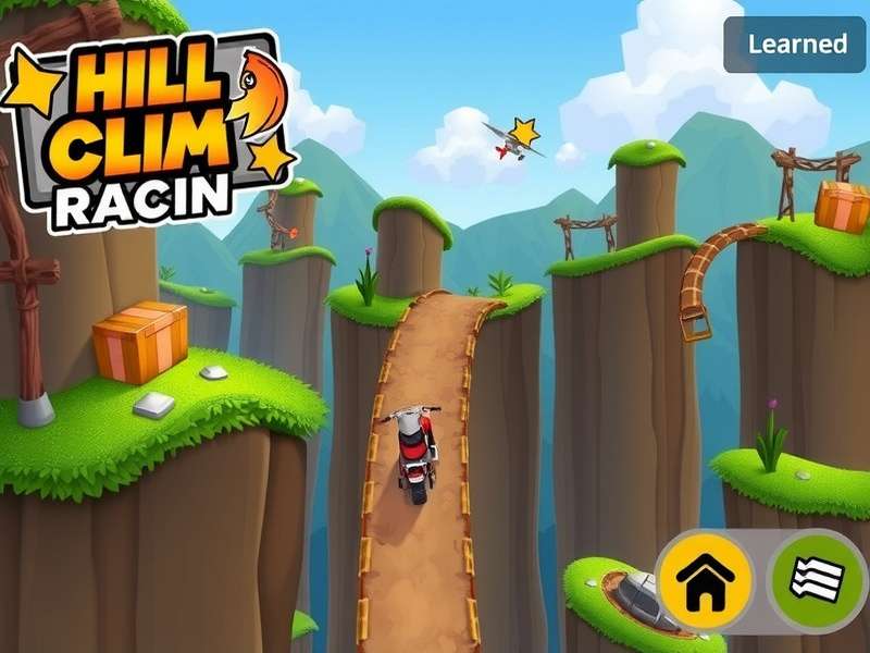 Hill Climb Racing गेमप्ले स्क्रीनशॉट