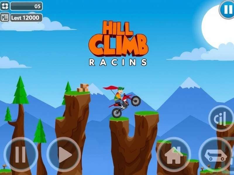 Hill Climb Racing Gameplay Screenshot