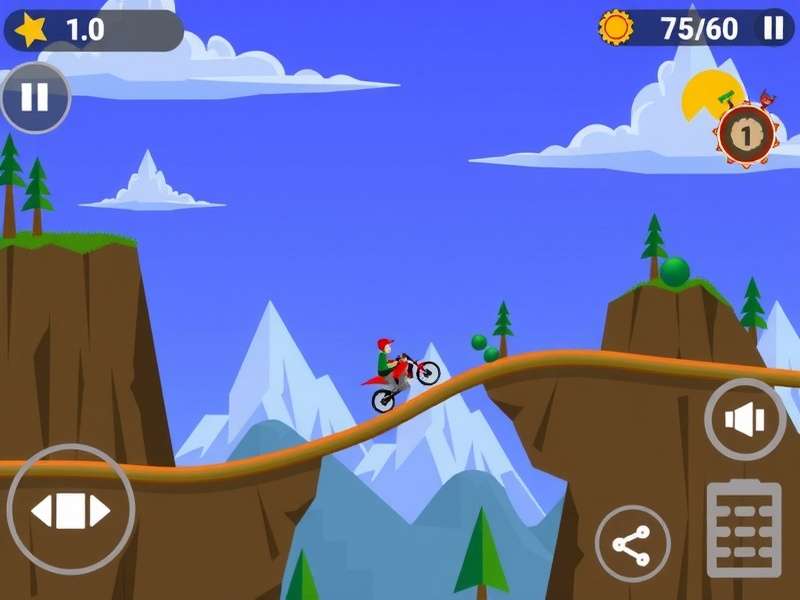 Hill Climb Racing Lite गेमप्ले स्क्रीनशॉट