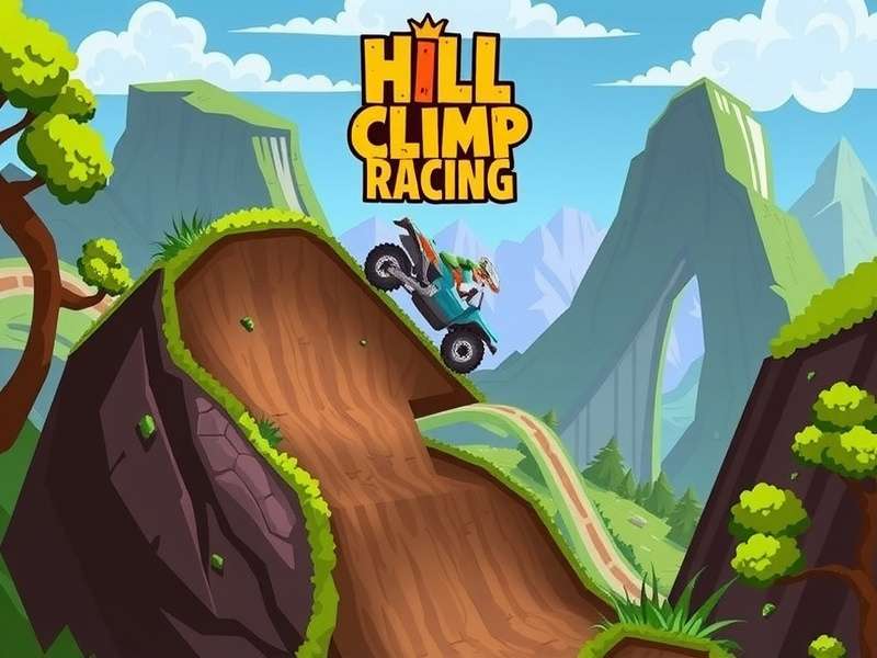 Hill Climb Racing Theme Song 10 Hours OST कवर - न्यूटन बिल और उसकी कार पहाड़ी रास्ते पर