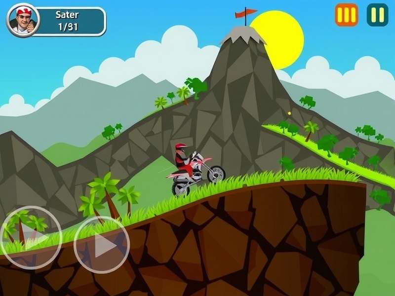 Hill Climb Racing Level End screenshot showing finish line