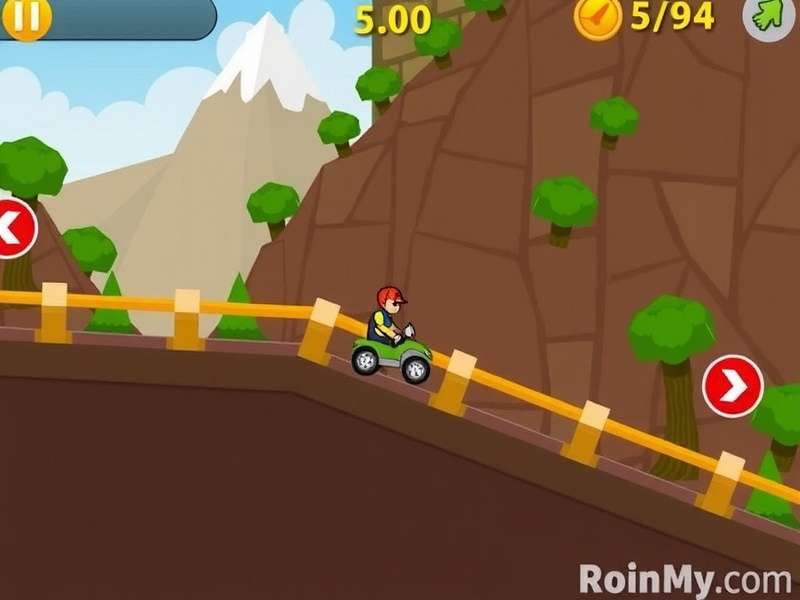Hill Climb Racing गेमप्ले स्क्रीनशॉट