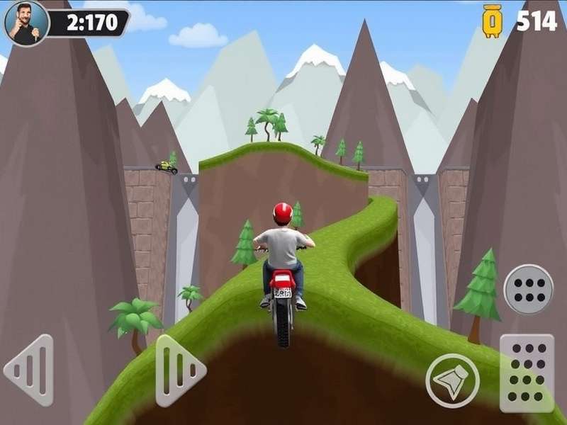 Hill Climb Racing Mod APK PC Gameplay Screenshot