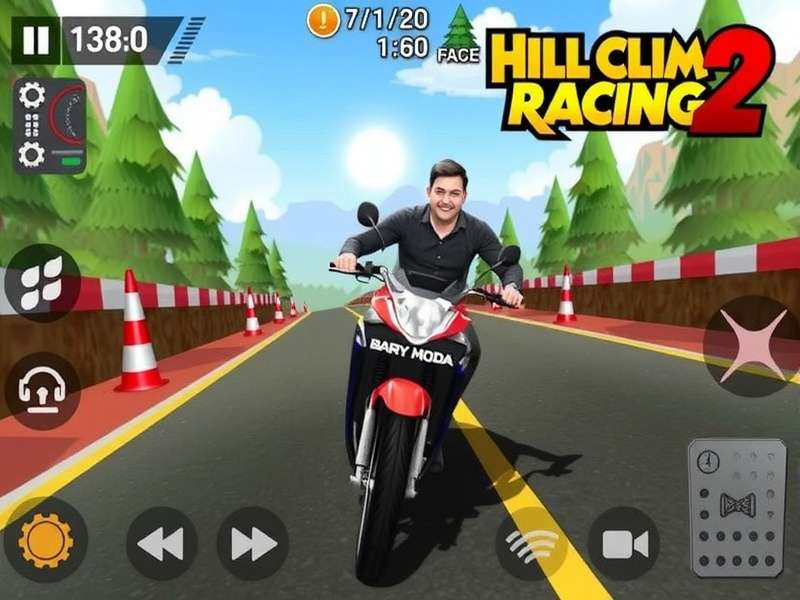Hill Climb Racing 2 गेमप्ले स्क्रीनशॉट - फ्री Coins कमाते हुए