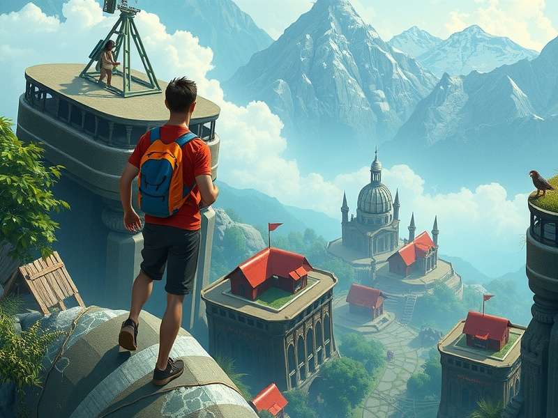 Hill Climb Racing gameplay showing a vehicle climbing a steep hill