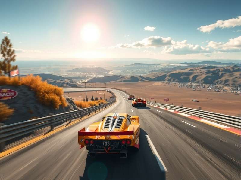 Hill Climb Racing gameplay showing a car on a steep hill