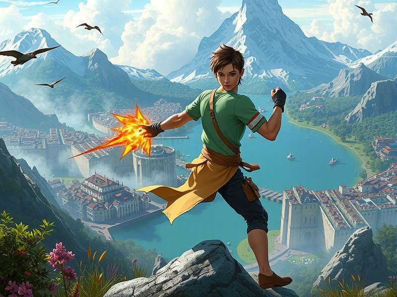 Hill Climb Racing vehicle climbing a steep hill with sunset background