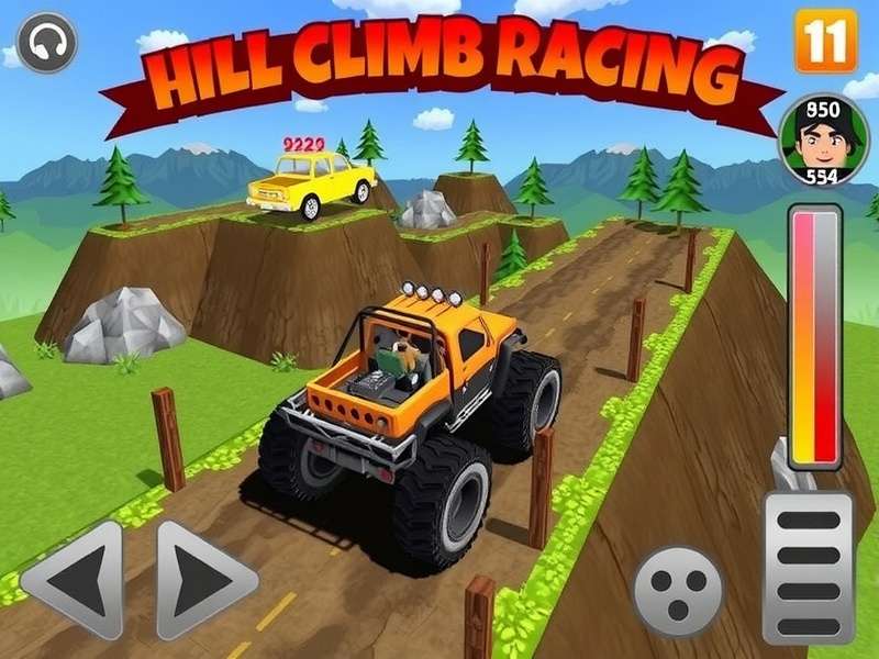 Hill Climb Racing gameplay on PC