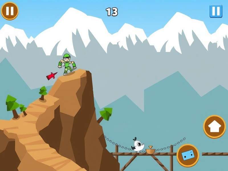 A rugged off-road vehicle navigating a steep hill, reminiscent of Hill Climb Racing gameplay