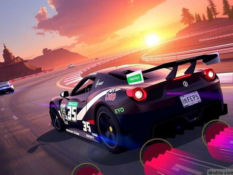 A thrilling hill climb racing scene showing a vehicle mid-air on a rugged mountain track