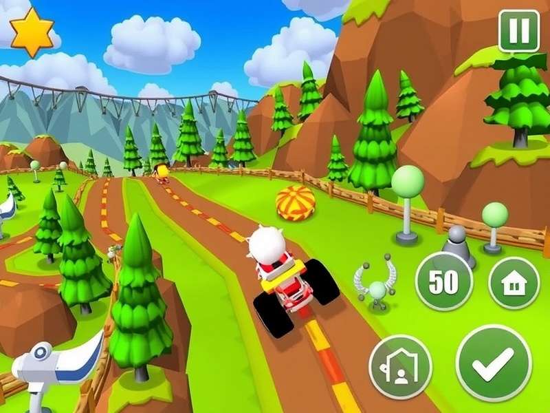 Hill Climb Racing gameplay on Poki showing a vehicle on a steep hill