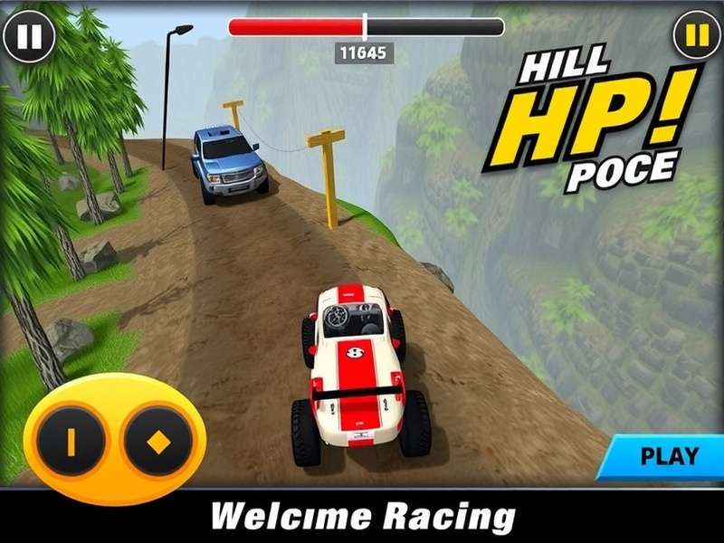 Hill Climb Racing PC Gameplay on a computer screen