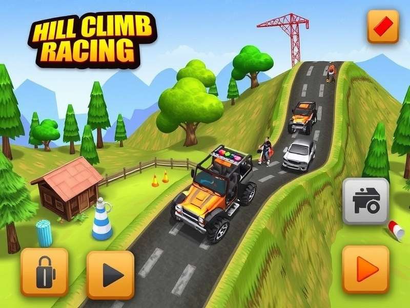Hill Climb Racing gameplay screenshot