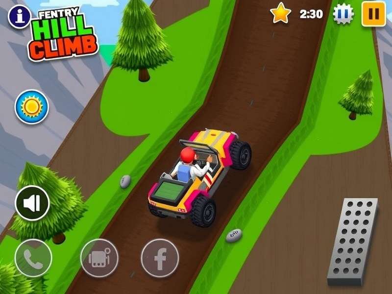 Hill Climb Racing Mod Apk – Unlimited Coins and All Vehicles Unlocked gameplay screenshot