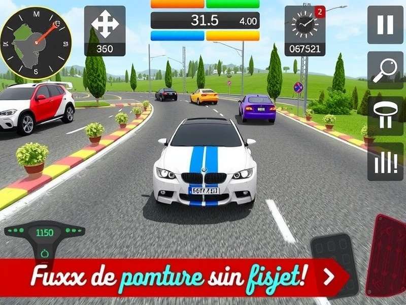 Hill Climb Racing gameplay on PC showing a jeep climbing steep terrain with boost effect