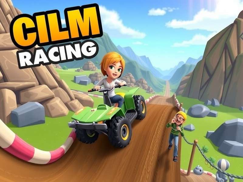 Hill Climb Racing Download Pc Full Version – Banner showing off-road Jeep on mountain track