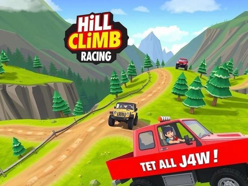Hill Climb Racing free download for PC - full version with unlimited coins and all vehicles unlocked